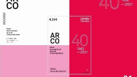 Correos Presenta Un Sello Dedicado Al 40 Aniversario De ARCOmadrid