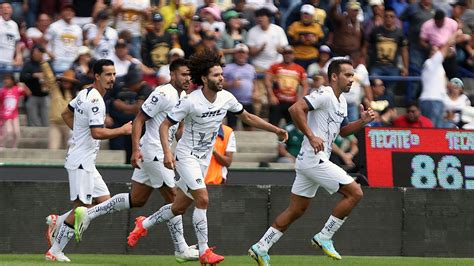 Pumas 3 2 Atlético de San Luis Resumen del partido y goles AS México