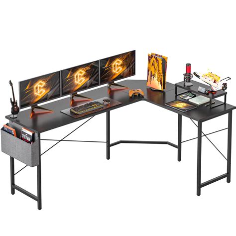 Cubicubi L Shaped Gaming Desk Inch Computer Corner Desk With