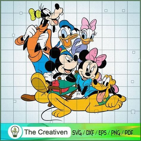 Disney Cartoon Characters SVG, Disney Characters SVG, Disney Movie SVG ...