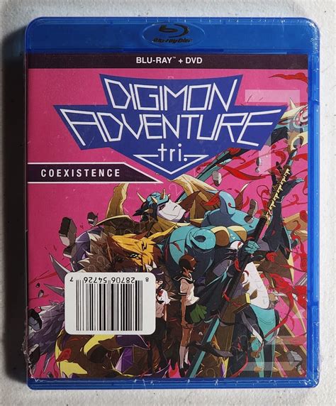 Digimon Adventure Tri Coexistence Blu Ray Dvd Sealed