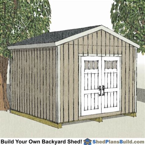 12x12 Backyard Shed Plans | Build Your Own Backyard Shed