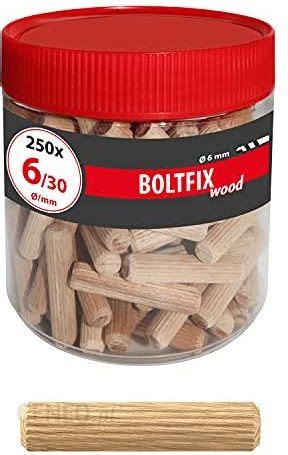 Tox Kołki Drewniane Boltfix Wood 6X30Mm Kołki Ryflowane Z Litego Buku