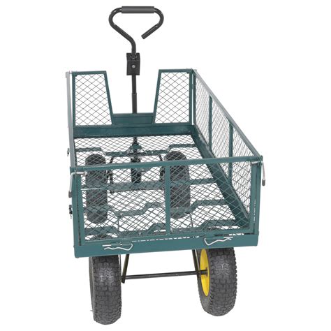 Vestil Landscape Cart Fold Down Side Total Capacity 1000 Lb Model