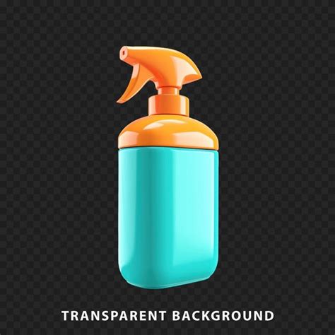 Premium PSD 3d Render Hand Sanitizer Isolated On Transparent Background