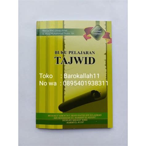 Jual Penjelasan Kitab Tajwid Lengkap Bhs Indonesia Tajwid Alquran