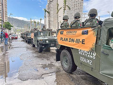 Llegan A Acapulco Efectivos M S Del Ej Rcito Para Reforzar El Plan