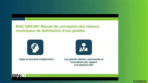 Innovations Dans Les Normes Infrastructures Du Bnq Bnq 1809 300 Bnq