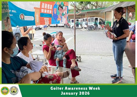 goiter awareness week  city nutrition committee lpc facebook