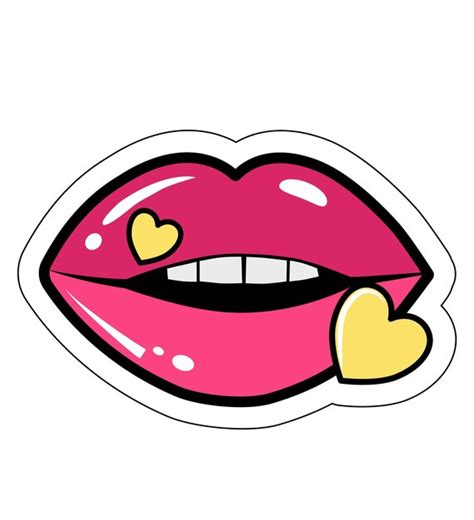 Premium Vector Lips Vector Illustration