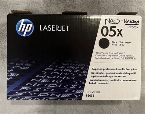 Genuine Hp 05x Black Toner Cartridge Ce505x Laserjet New Condition Opened Box Ebay