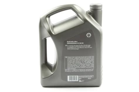 Shell Helix Ultra Professional Huile Liter Af W Acea A B Ford