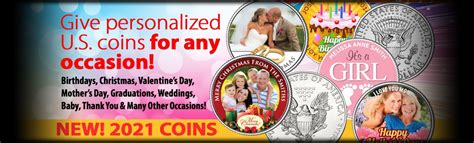 Personalized Coins | Custom Coins Online | Personalized U.S. Coins ...