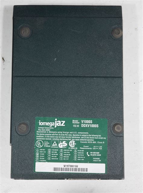 Vintage Iomega Jaz V1000S 1GB SCSI External Drive DDXV1000S EBay