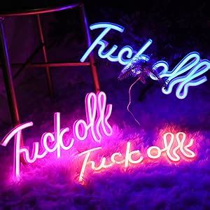 Fuck Off Neon Sign Blue Neon Lights Led Fuck Off Sign For Usb Battery