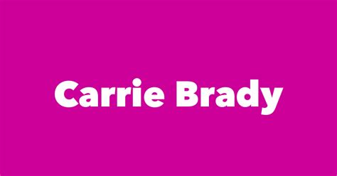 Carrie Brady - Spouse, Children, Birthday & More