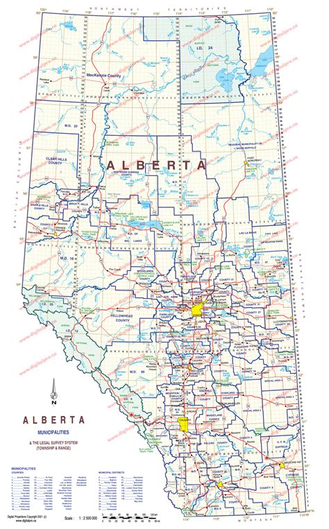 Woodlands County Land Ownership Map - Topographic Map World