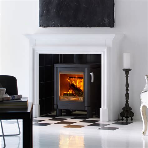 Contura Style Wood Burning Stove Flames Co Uk