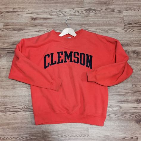 Vintage Clemson Tiger Crewneck Sweatshirt | Sweatshirts, Clemson ...