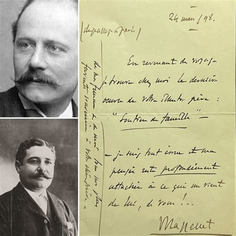 Lettre Autographe Sign E L On Daudet Sur Le Dernier Livre D Alphonse