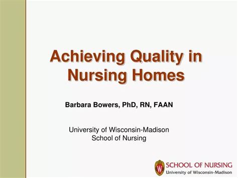 PPT - Achieving Quality in Nursing Homes PowerPoint Presentation, free ...