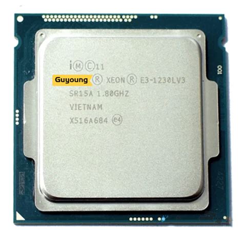 โปรเซสเซอร์ CPU YZX Xeon E3 1230LV3 E3-1230LV3 E3-1230L v3 Quad-Core ...