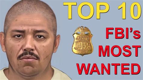 Top 10 Americas Most Wanted By The Fbi Americas Most Wanted Tops