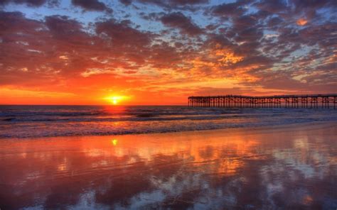 Beach Sea Ocean Beauty Sky Cloud Sunset Landscape Nature