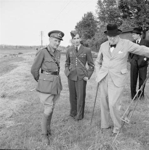 Lieutenant General Bernard Montgomery King Petar Ii Of Yugoslavia And