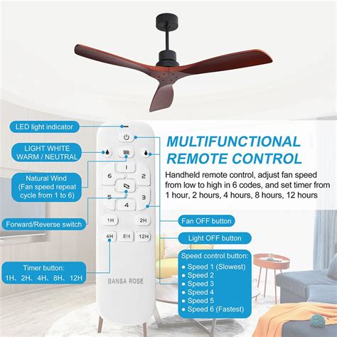 52 inch Ceiling Fan with Remote Control