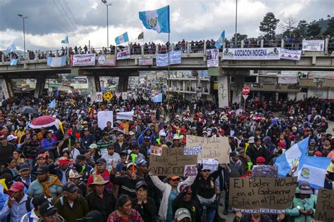 Protestas en Guatemala y campesinos se unen en paro indefinido Qué