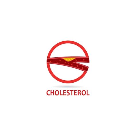 Premium Vector Vector Of Cholesterol Plaque With Heart Organ Logo Icon Illustratrion