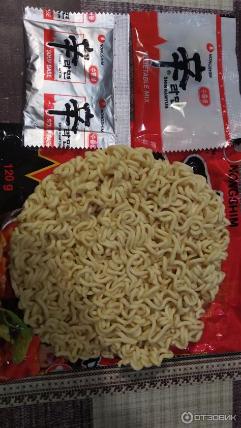Отзыв о Лапша быстрого приготовления Nongshim Шин Рамен с грибами ...