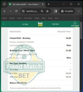 Fixed Bets Big Odds Ht Ft Fixed Matches Betting Tips