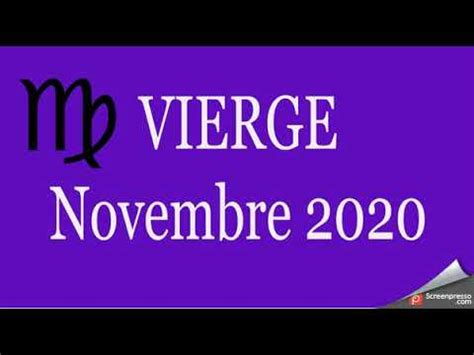 Horoscope VIERGE Novembre 2020 Par Fabienne Catelin YouTube