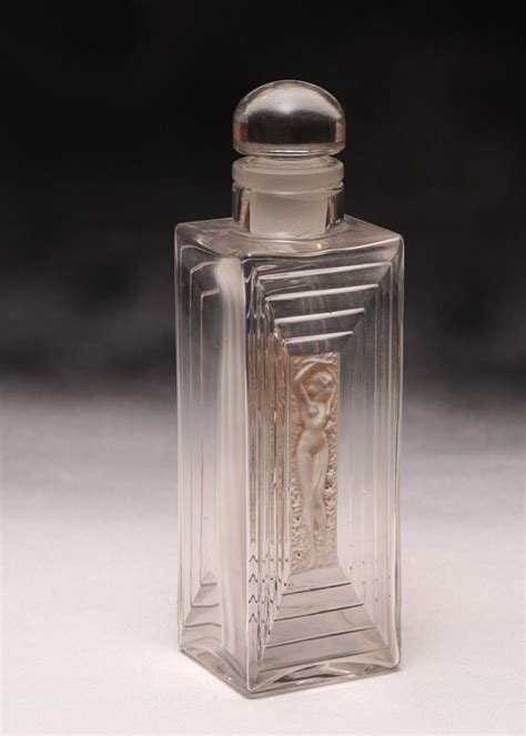 Lalique Duncan One Nude Crystal Perfume Bottle Gem