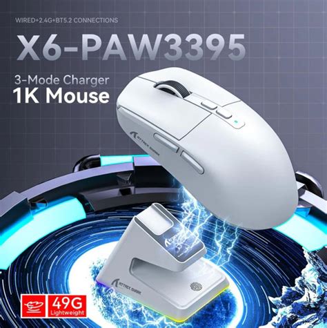 Вопросы и ответы о Игровая мышь беспроводная Attack Shark X6 с док ...