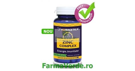 Zinc Complex 60 Capsule Herbagetica