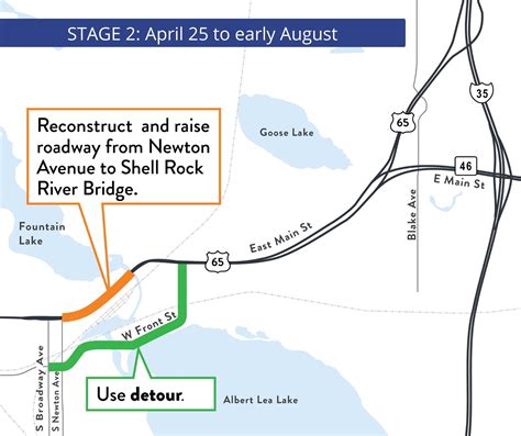 Construction Hwy 65 Albert Lea Main Street Project Mndot