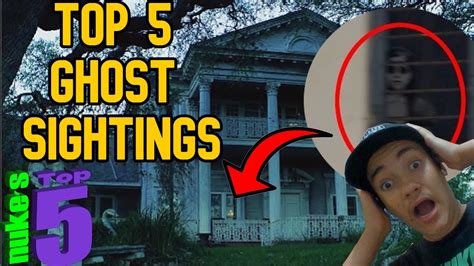 Top 5 Scary Ghost Sightings Caught On Video Reaction Nukes Top 5 Youtube