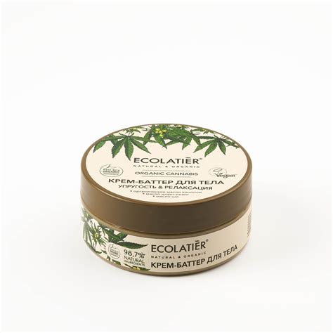 Крем баттер для тела Упругость Релаксация Ecolatier Organic Cannabis от ...