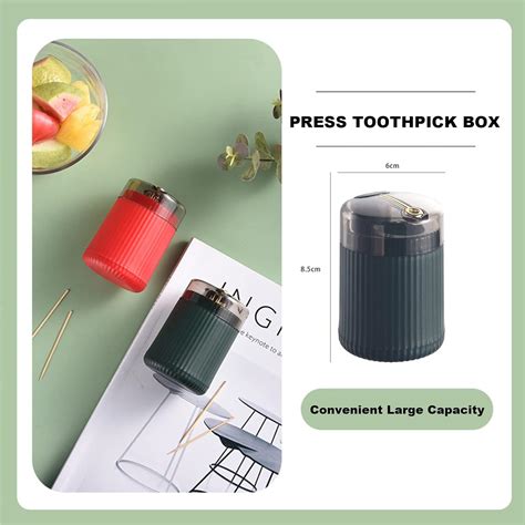 Buy 3pcs Pop Up Automatic Toothpick Dispenser 2023 New Auto Toothpick