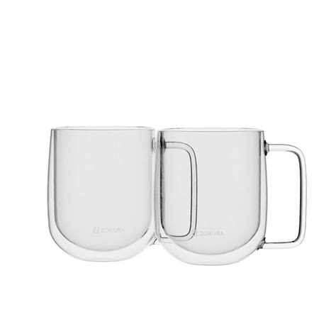 Set Of Mugs Double Walled Ml Zokura