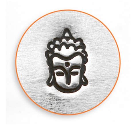 Impressart Stamps Buddha Metal Stamp 6mm Hand Stamping Tool Etsy