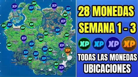 Todas Las Monedas Xp De La Semana En Fortnite Temporada