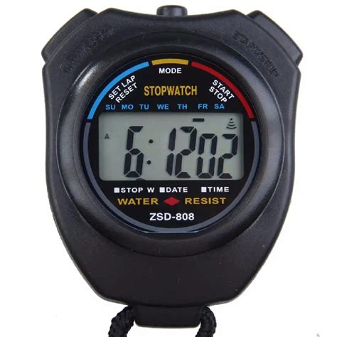 Classic Digital Professional Handheld LCD Chronograph Sports Stopwatch