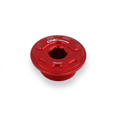 Tappo Carico Olio Cnc Racing Rosso Gear Moto Guzzi V Tt