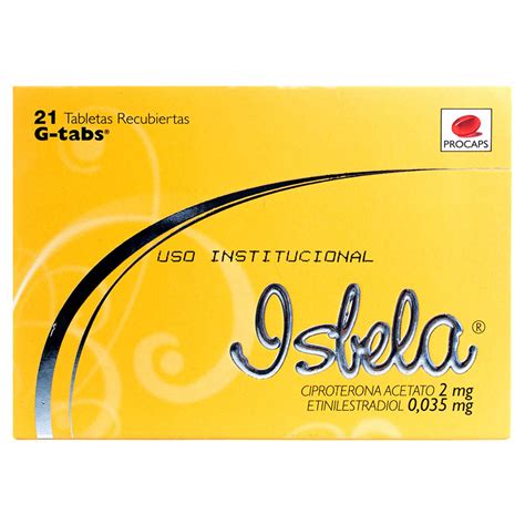 Isbela 21 Tabletas Recubiertas Efectividad Drogas Exito