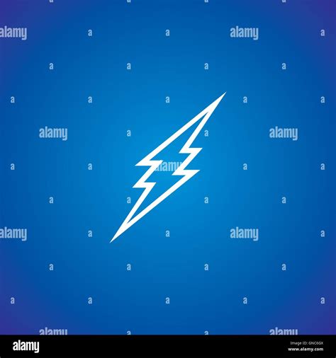 thunder storm sign Stock Vector Image & Art - Alamy