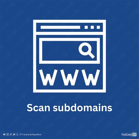 Scan Subdomains FreeCamp DEV